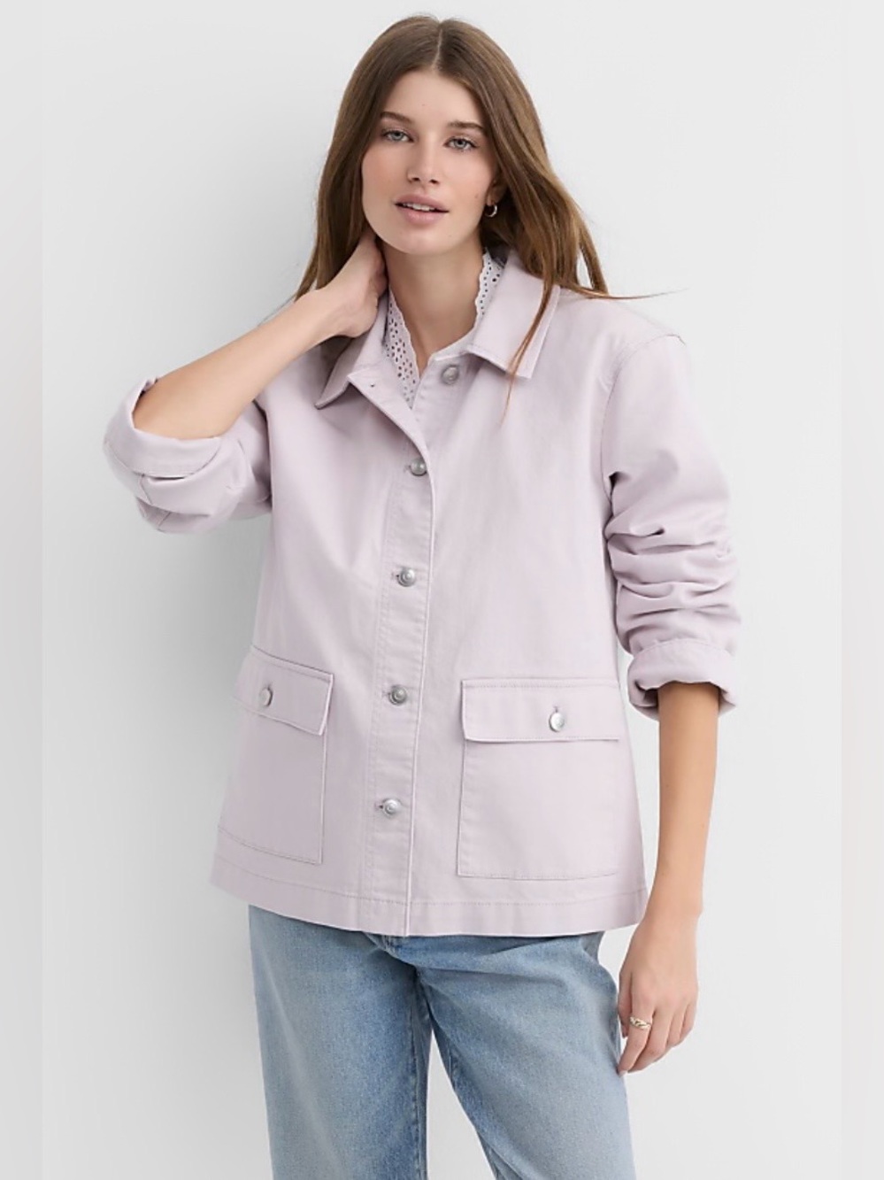 LOFT Twill Chore Jacket